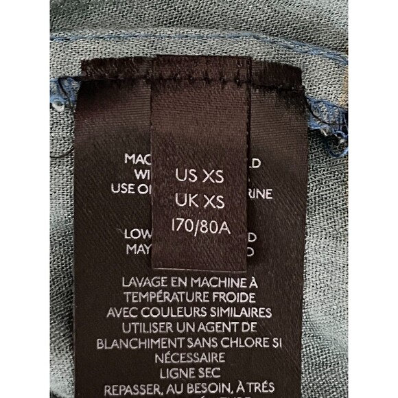 Free People Tunic Top Mini Dress XS Luna Scarf Babydoll Y2k Festival Coachella - Picture 10 of 13